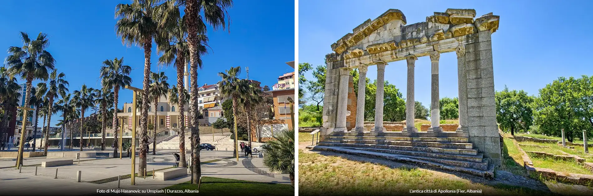 Vista di Durazzo e Apollonia, Albania